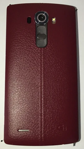 Разблокированный LG G4 Dual Sim 2 sim H818 H818N Hexa Core Android 5 3 ГБ ОЗУ 32 Гб ПЗУ 5,5 дюймов мобильный телефон 16,0 Мп камера 4G LTE - Цвет: PU leather red