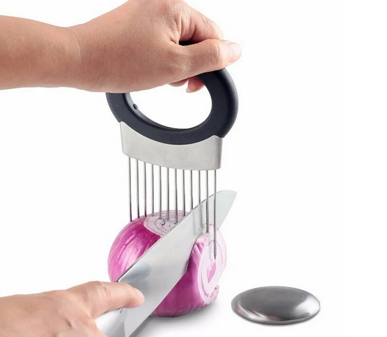 Луковая игла из нержавеющей стали для мяса Сосновая фруктов и овощей|Защита