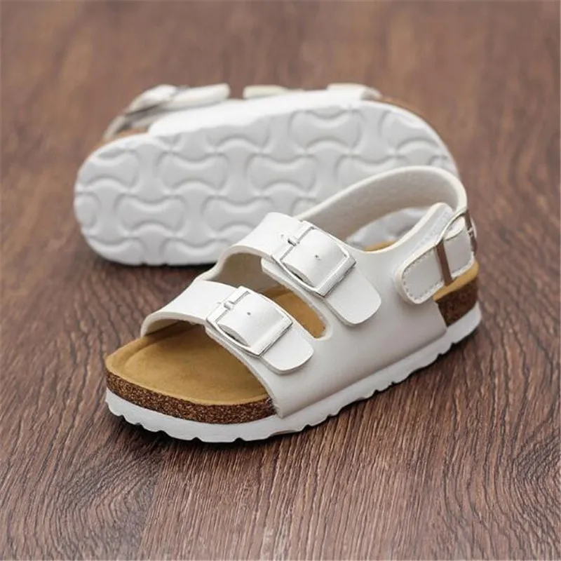 

New Children Shoes Boys Beach Sandals Baby Cork Comfortable Girls Buckle Strap open toe Casual Toddler Kids Summer Sandals 04