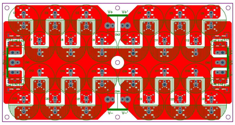 Конденсаторный фильтр с неизолированной печатной платой поддерживает
