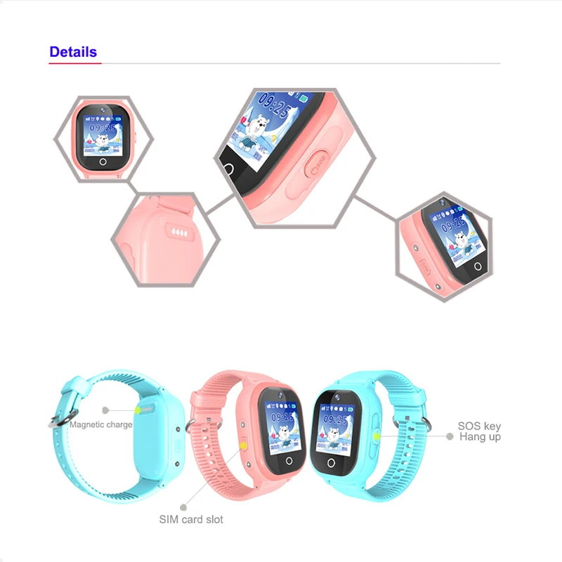 

Waterproof Smart Children Watch DS05 Kids GPS Smart Watch Child GPS Tracker Kids Watch Wristwatch with Camera