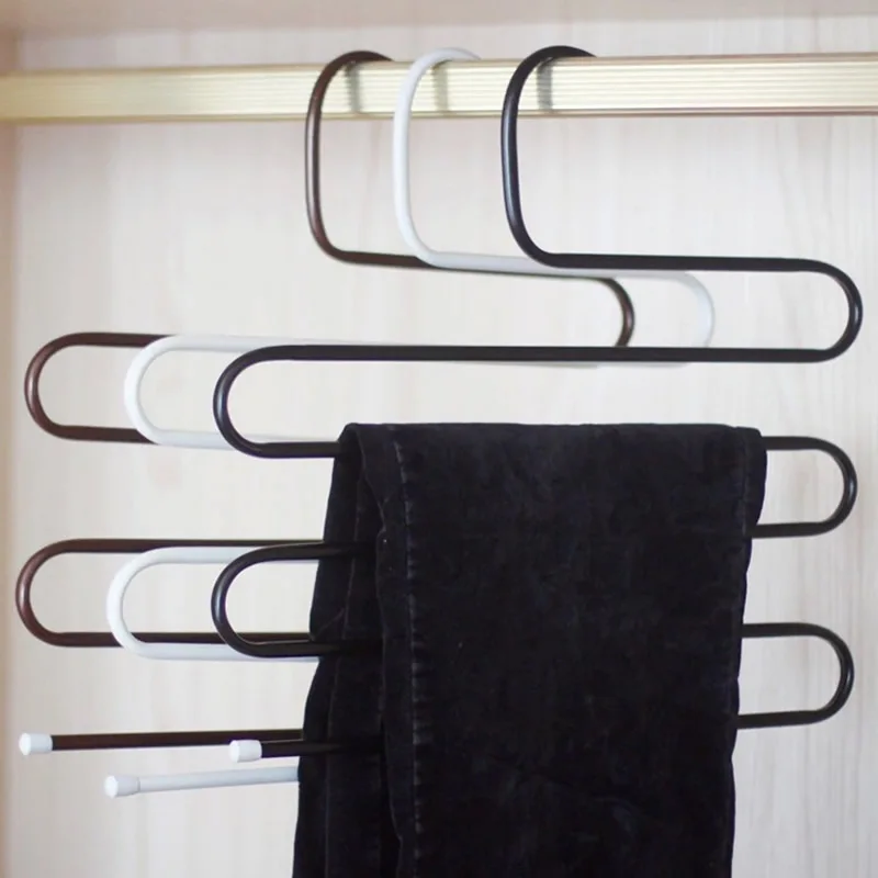1 шт. S Форма вешалки брюки многоцелевой магия носить одежду стойки