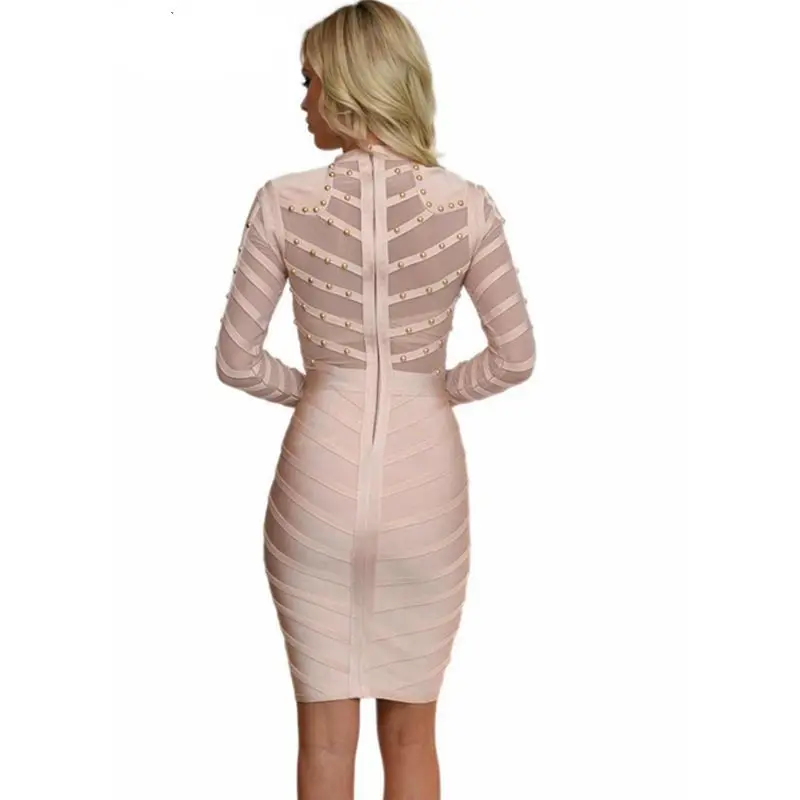 Новинка 2018 зимнее облегающее вечернее платье знаменитости сексуальное черное