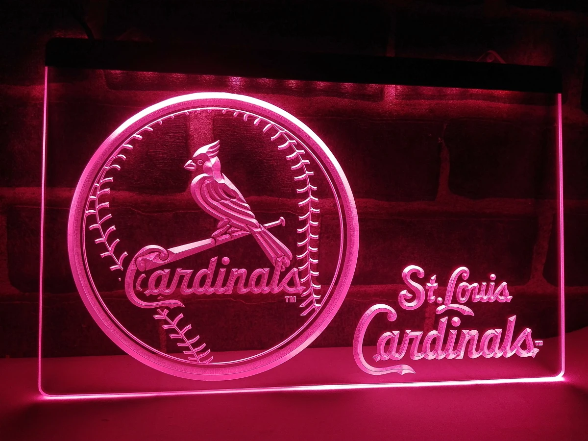 LA265- StLouis Cardinals бейсбольная светодиодсветодиодный неосветильник световая вывеска