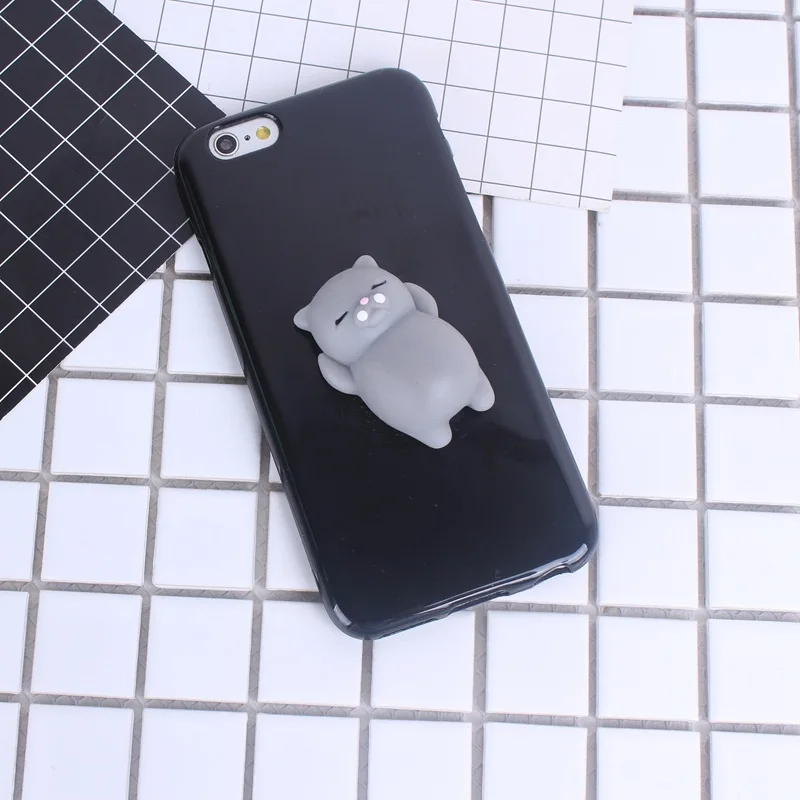 Чехол для iPhone 7 мягкое 3D Мягкие сжатия конфеты ТПУ силиконовый чехол тонкий