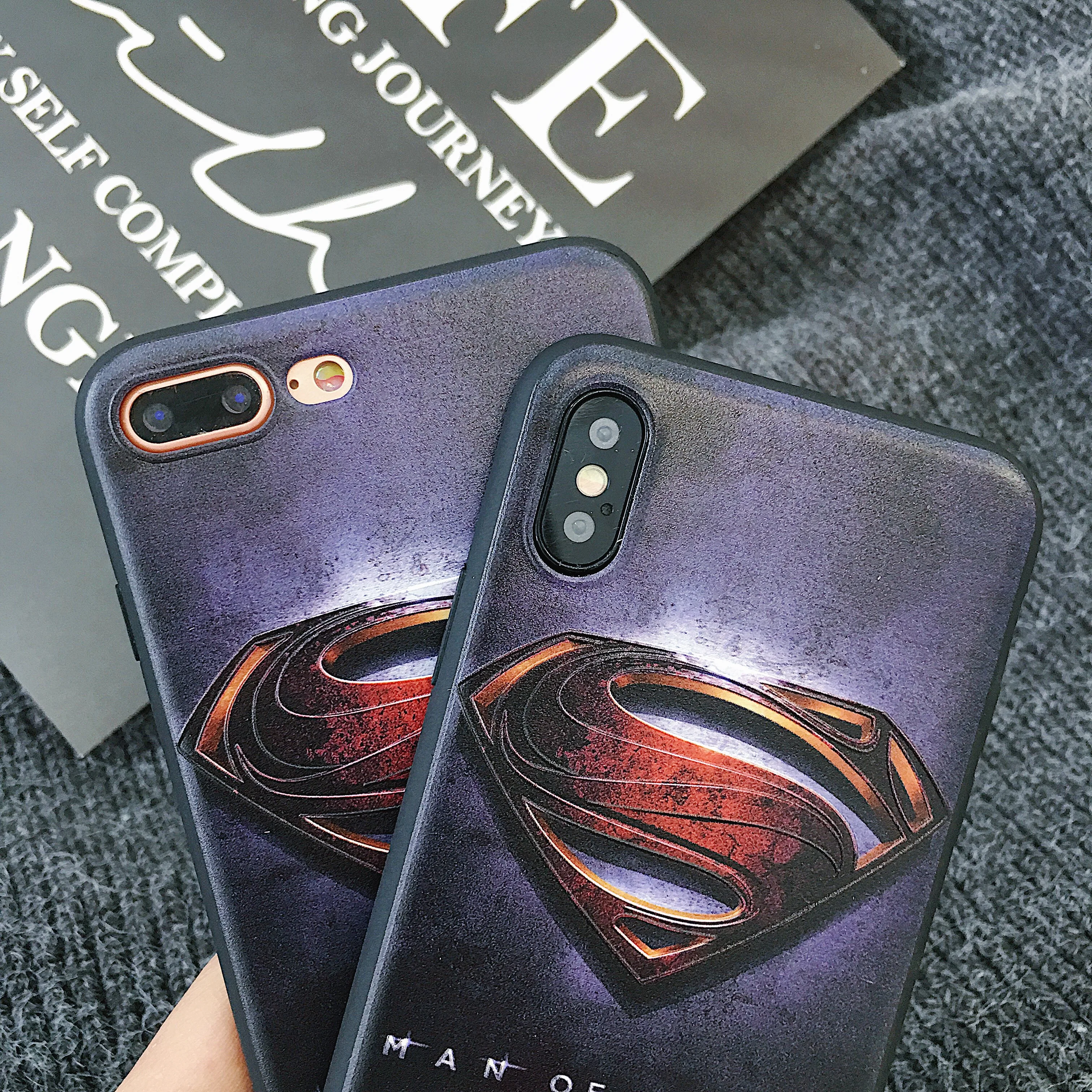 Роскошный Marvel Мститель супергерой мультфильм телефон пара чехол мягкий TPU для