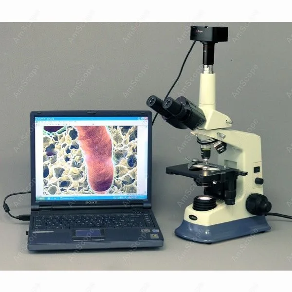 Darkfield Brightfield Биологический микроскоп AmScope поставляет 40X 1600X Профессиональный
