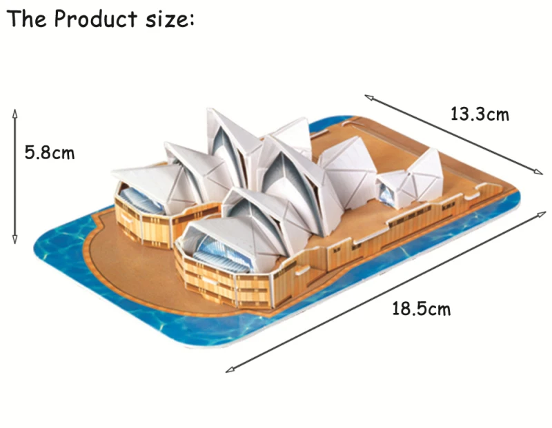 Лидер продаж головоломки Сидней опера Австралия 3D Головоломка Развивающие