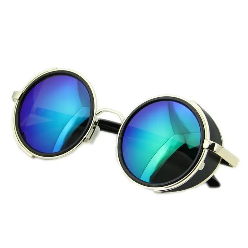 Солнцезащитные очки Cyber Goggles стимпанк 50s круглые винтажные Ретро стиль