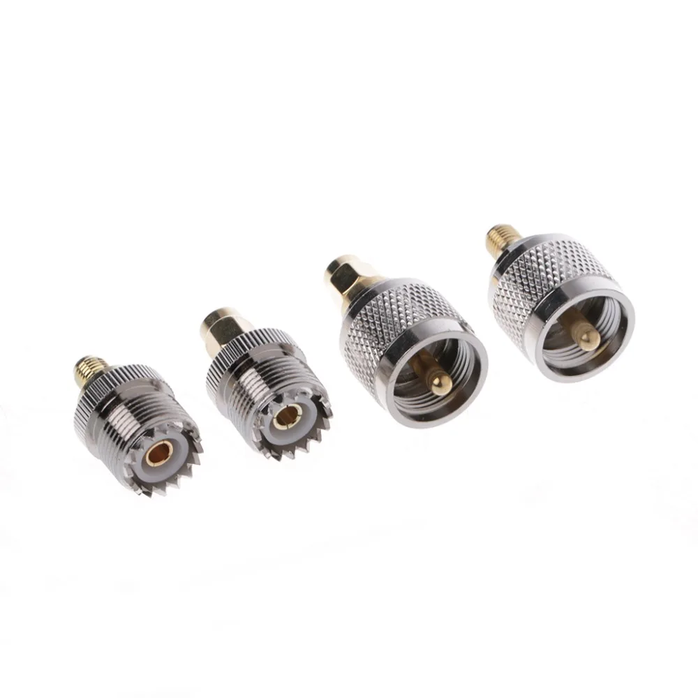 1 Set/4 Pcs A13 Kit Adapter PL259 SO239 to SMA Male Female RF Connector Test Converter  #1A30277#
