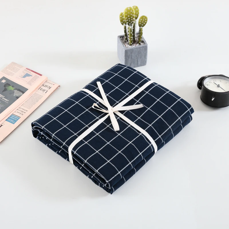 Лидер продаж постельное белье наволочка с принтом в клетку наматрасники