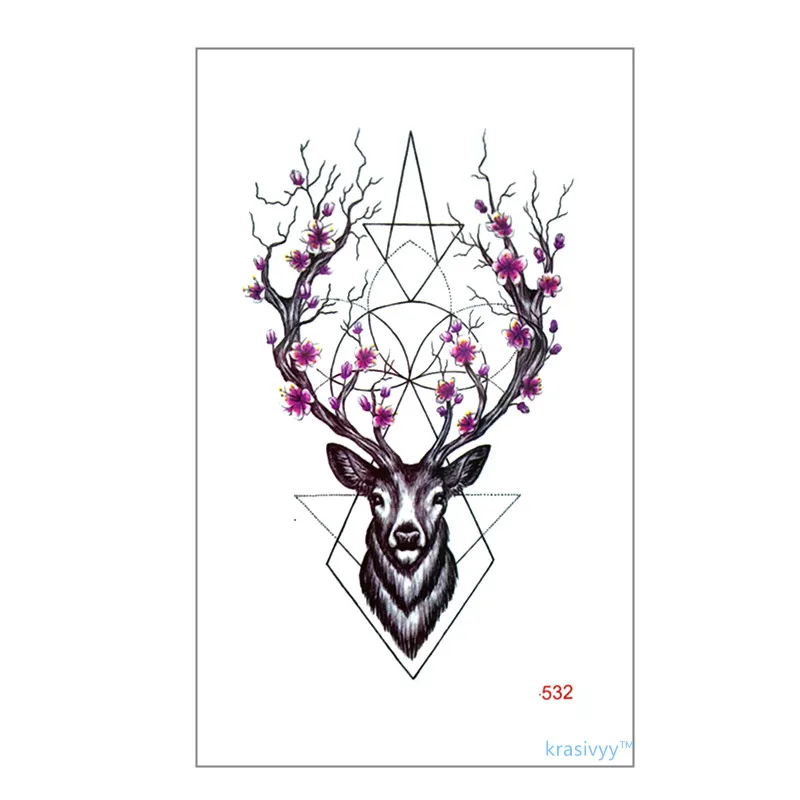 Наклейки на временную татуировку Летние Стильные крутые наклейки с изображением