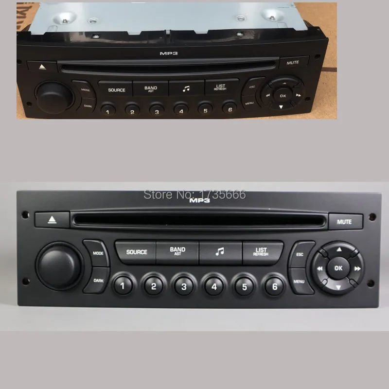 RD45 авто радио CD плеер поддерживает Bluetooth AUX USB MP3 подходит для Citroen C3 C4 C5 peugeot 207 206 307 308 807 5008 C4 DS3