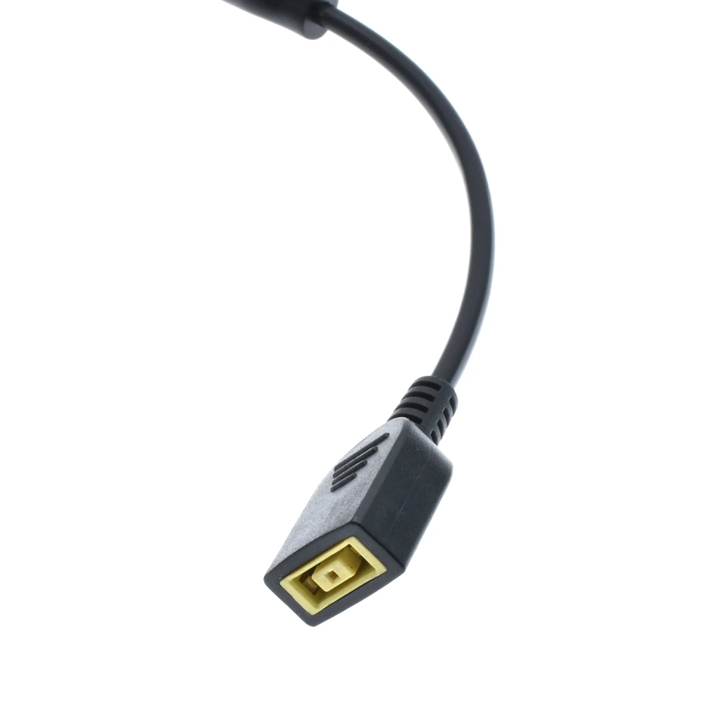 Квадратный штекер постоянного тока на 2 двойных USB разъема Y образный