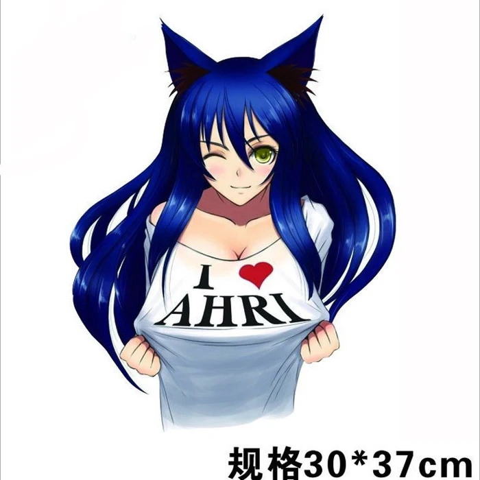 Автомобильные наклейки с левой стороны Настраиваемые HD Аниме Стайлинг