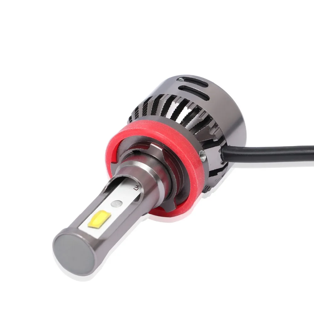 Aslent H7 светодиодный объектив 55 Вт/лампа 20000LM 6500 LED Canbus Error Free H4 H11 H8 H1 HB3 9005 HB4 9006 для авто фары автомобиля 12 v