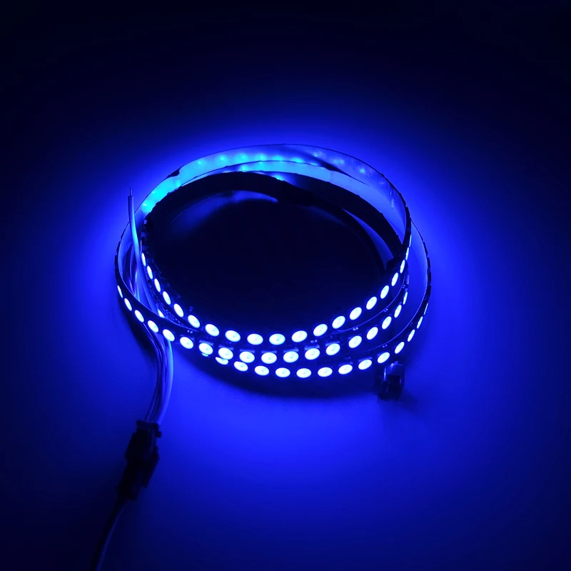1 м 144 светодиода WS2812B светодиодов/m 5050 RGB Чип WS2811 IC Digital 5V Светодиодная лента свет не