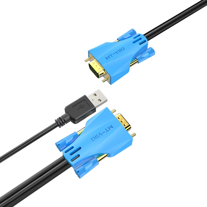 KVM переключатель MT Viki VGA USB 4 порта горячий ключ проводной пульт дистанционного