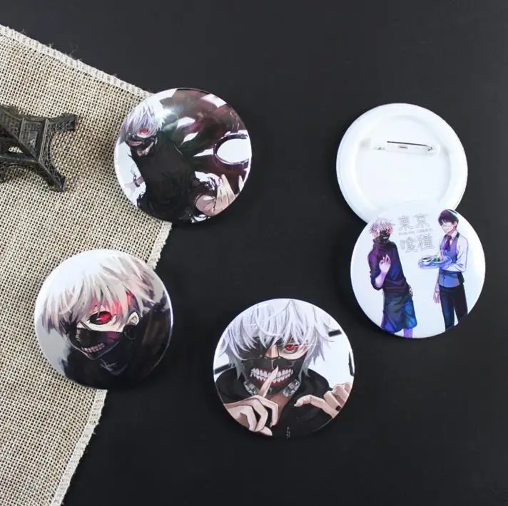 5 шт. кавайный Токийский Гуль значок косплея Kaneki Ken брошка мультфильм значки