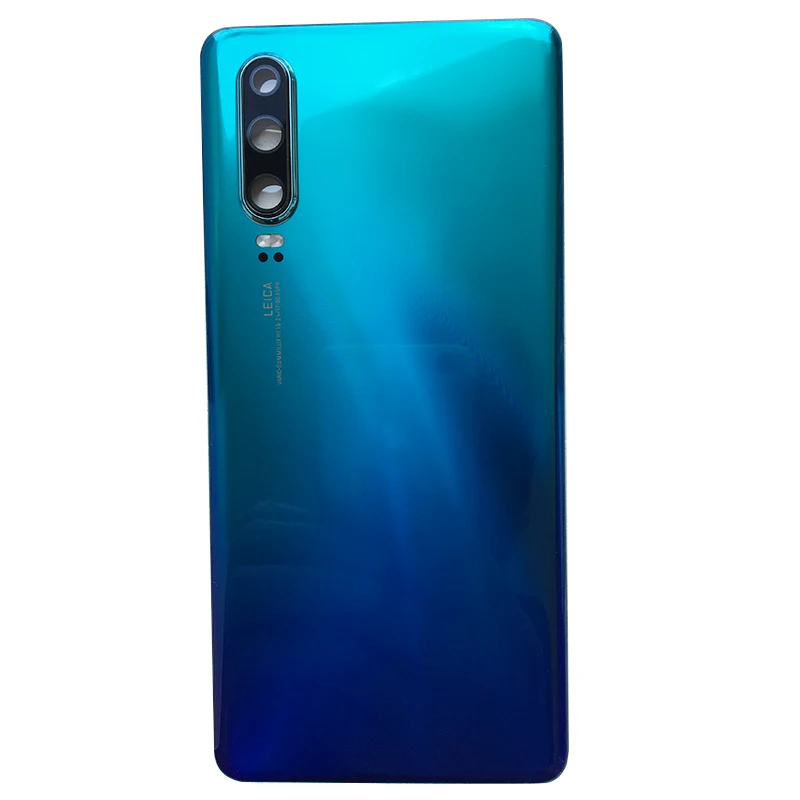 Стеклянная задняя крышка ZUCZUG 3D для Huawei P30 Крышка батарейного отсека с объективом