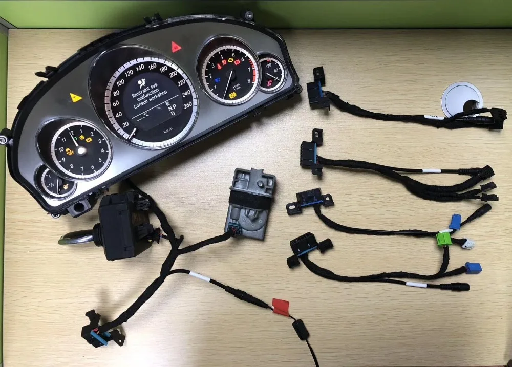 Тесты кабель для Mercedes Benz W204 W207 W212 W166 W164 W221 EIS ESL с Dash разъем + Эмулятор шлюза|Кабели и