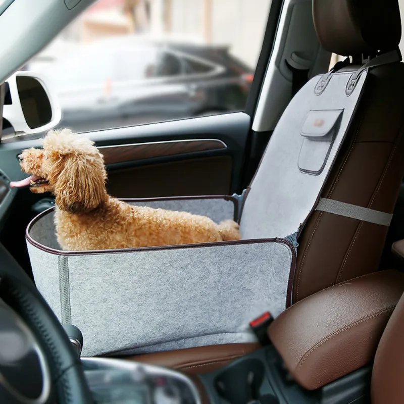 

Pet Car Carrier Pet Car Seat Cover Waterproof Puppy Basket Anti-Silp Dog Cat Car Booster Outdoor Travel Car Seat Pet Protector