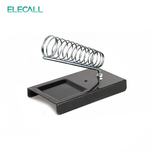 ELECALL E-010 паяльник для подключения к Поддержка станция металлическое основание прямоугольная подставка держатель База Поддержка станция безопасная Защитная база