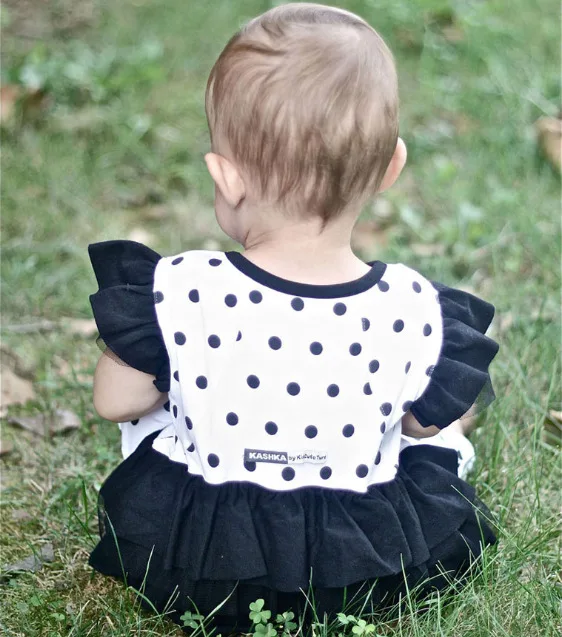 Комбинезон детский в горошек для новорожденных | Детская одежда и обувь