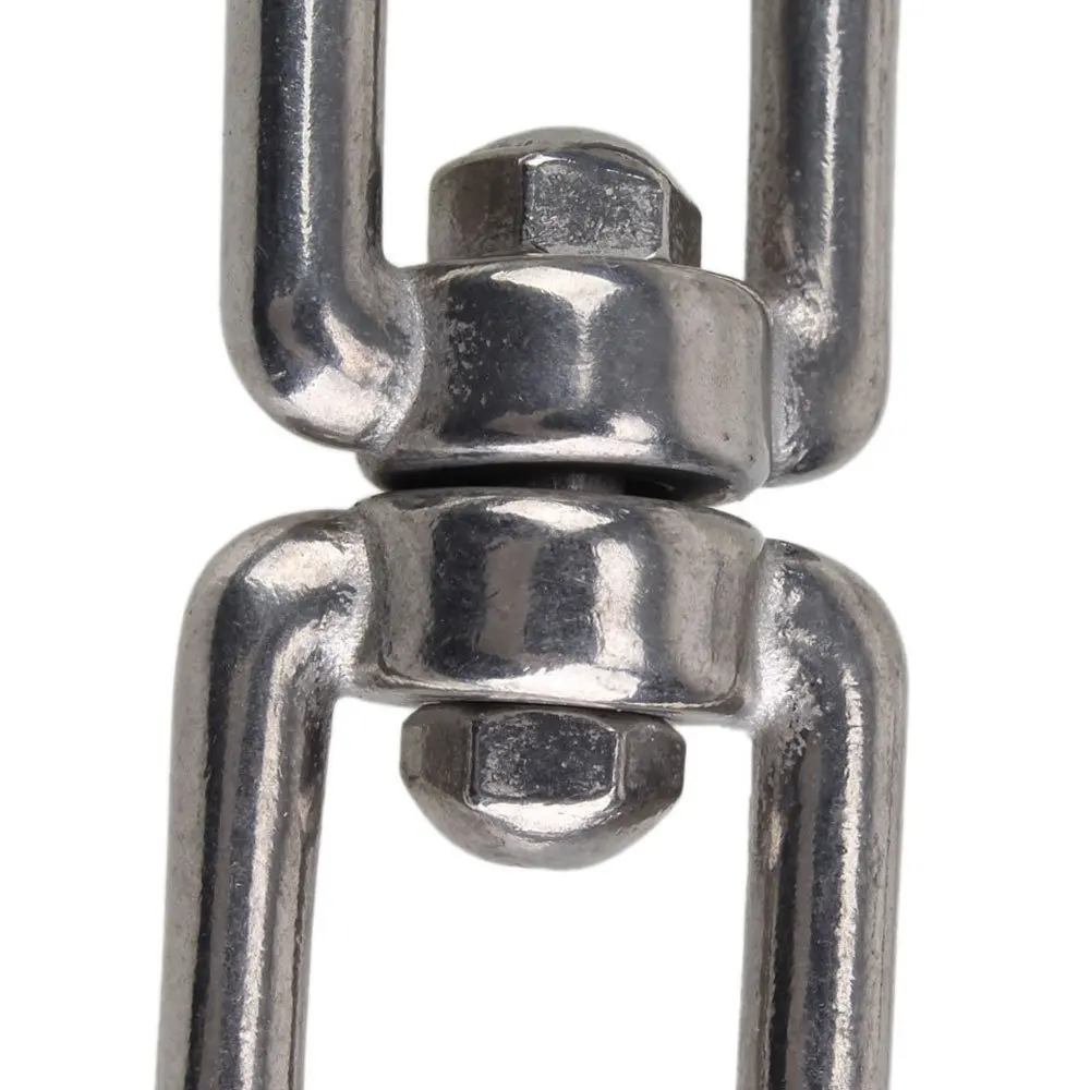 Прочный морской швартовочный Вертлюг M4 из нержавеющей стали 304 с петлей для