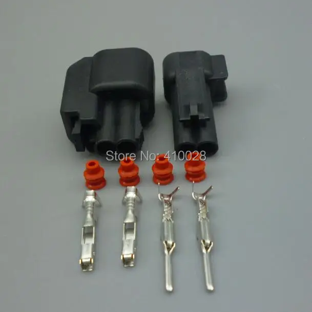 

shhworldsea 2pin 1.5mm male female waterproof housing plug wire electrical horn nozze plug connector 7283-5967-30