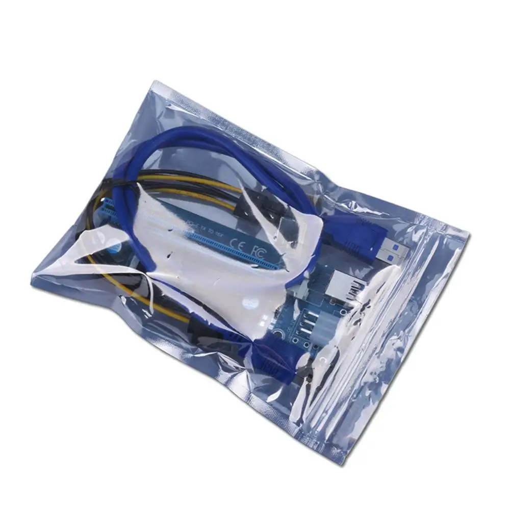 4 шт. PCI E 1x к 16x блок питания ed Riser адаптер карта с 60 см USB 3 0 удлинитель и MOLEX SATA кабель