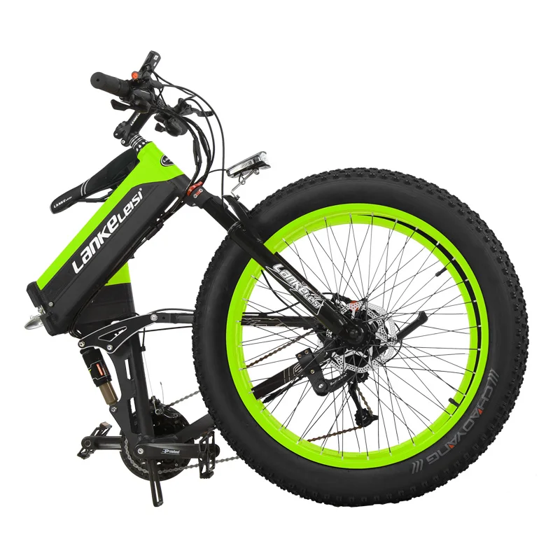 Lankeleisi Электрический велосипед XT750 PLUS 48V10a 12a литиевая батарея складной 26 дюймов