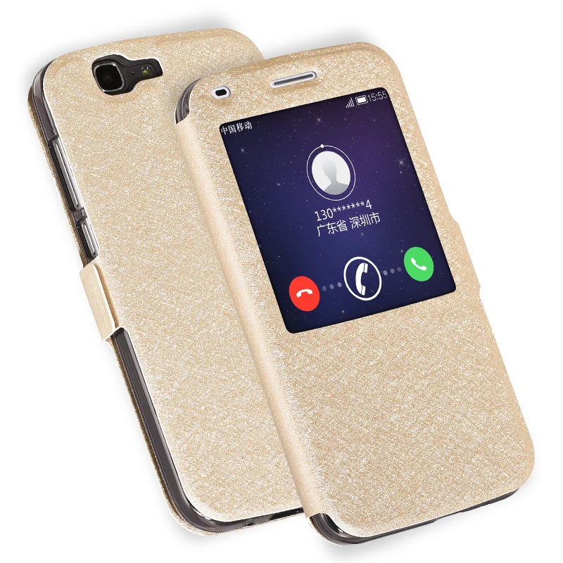 Fundas huawei Ascend G7 Чехол держатель чехол для C199 флип Искусственная кожа накладка на