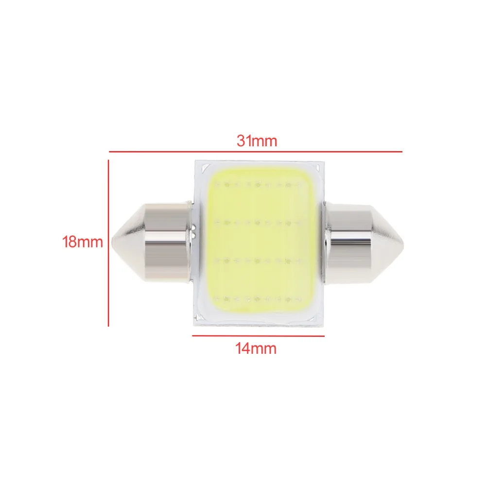2 комплекта шт./компл. новый белый 31 мм 12 SMD В COB светодиодный купольный светильник