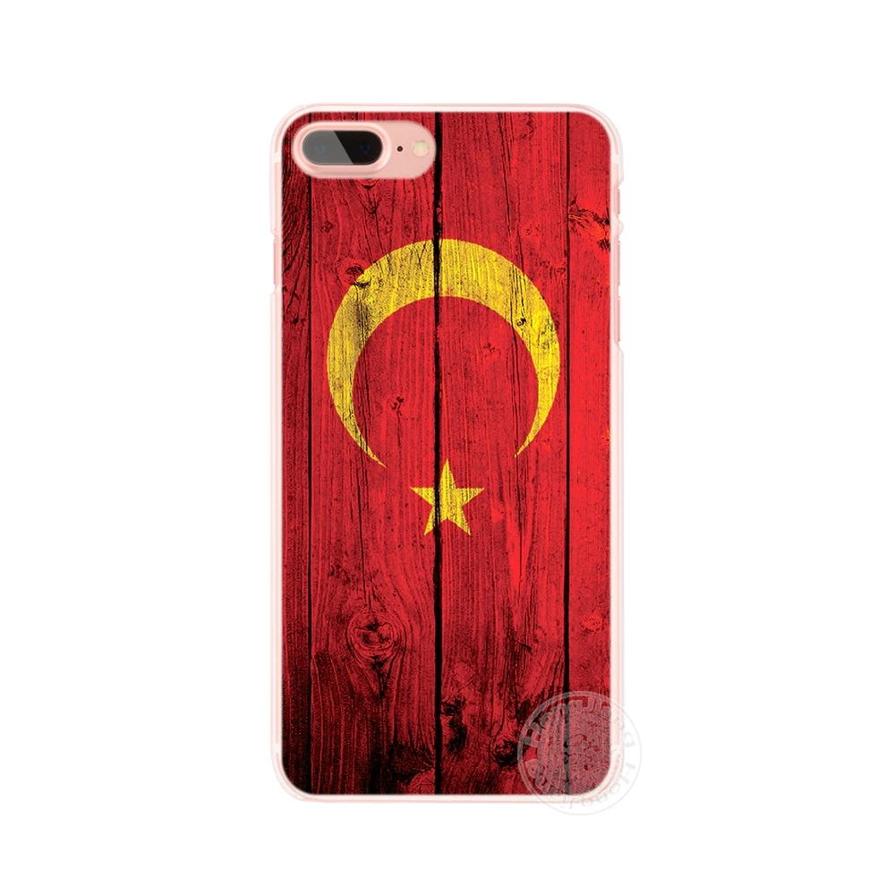 HAMEINUO Чехол для мобильного телефона с турецким флагом iphone 4 4s 5 5s SE 5c 6 6s 7 8 X plus|case for