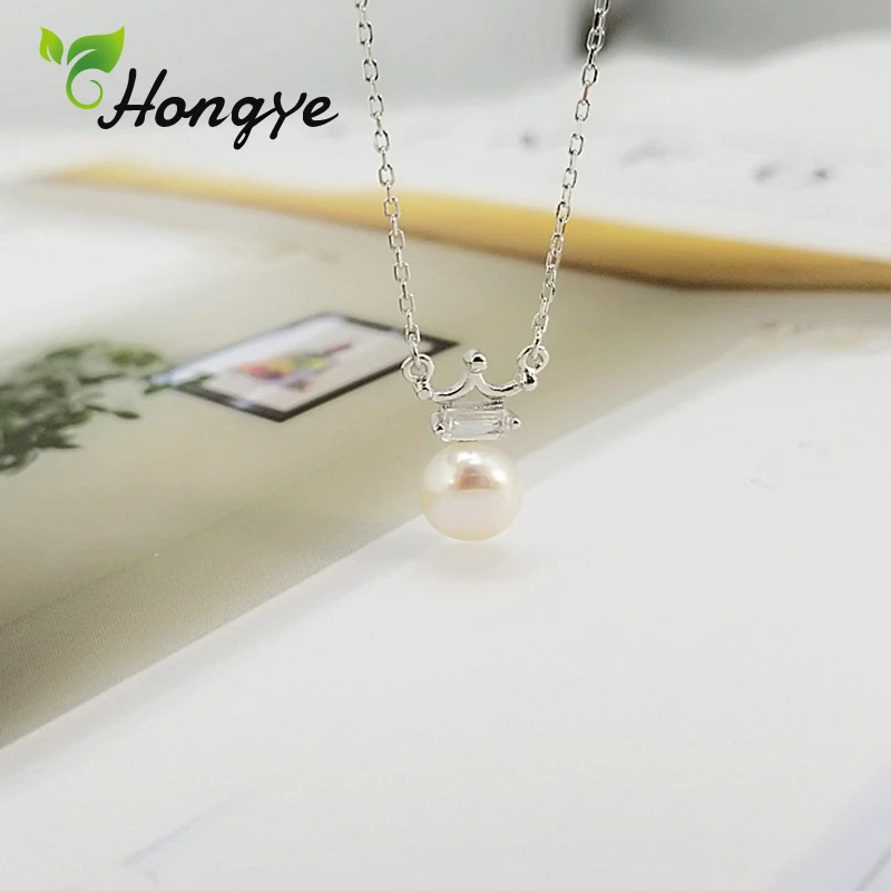 Hongye 925 серебряные ювелирные изделия подвески 2 цвета натуральный жемчуг