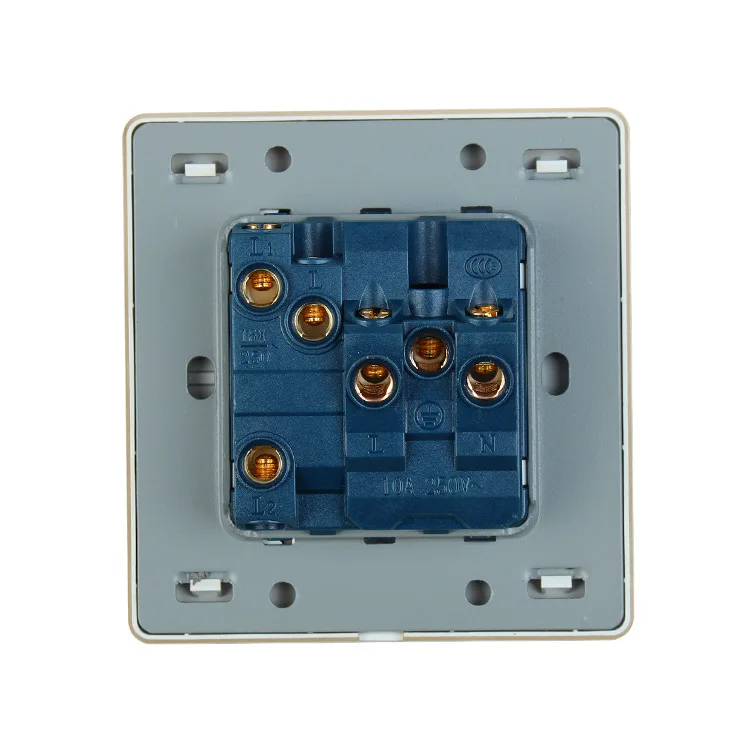 Розетка для настенного выключателя 86 монтируемая Большая пластина цвета