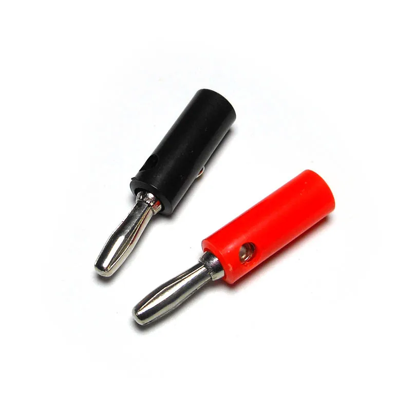 Тестовая штепсельная вилка типа банан 4 мм красный/черный белый/золотой цвет|plug in