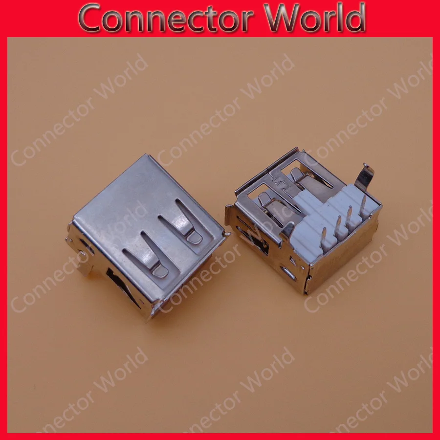 10-100 шт. гнездовой разъем 2 0 USB питания белый для Comput настольное шасси Фронтальная