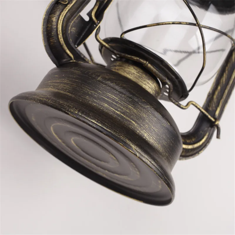 Vintage Outdoor LED Wall Sconce Lamp E26 E27 LED Bulbs Loft Retro Wall Light Luminaire Fixture Antique Glass Industrial Light