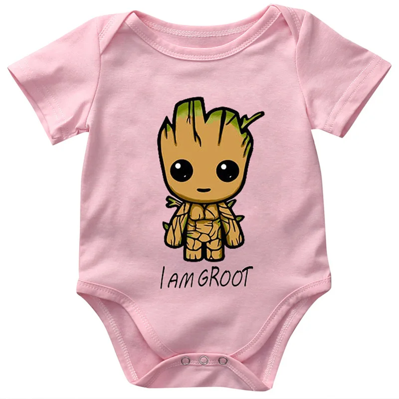HY0258-Pink DERMSPE/ New0-24M; комбинезон с короткими рукавами и буквенным принтом для новорожденных мальчиков и девочек; летняя одежда для малышей; цвет белый - Цвет: HY0258-Pink
