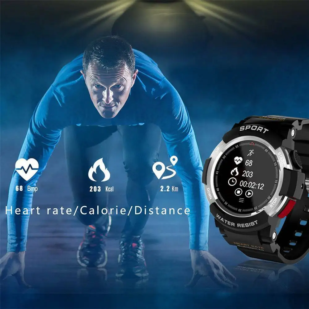Умные часы Timethinker F6 мужские Reloj Deportivo спортивные умные монитор сердечного ритма