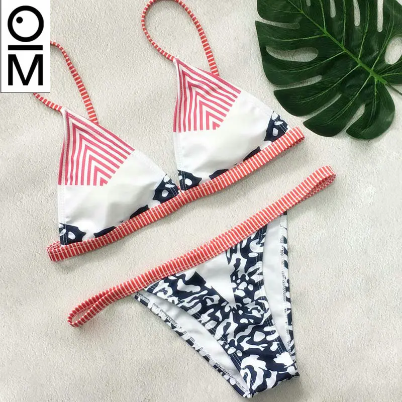 Для женщин бикини 2018 стринги купальники сексуальный купальник ретро бразильский