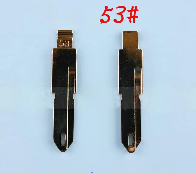 53 # запасное откидное полотно дистанционного ключа Пустой Автомобильный ключ для