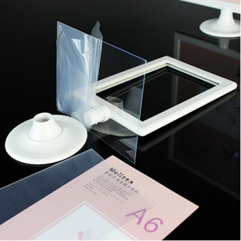 (10 units/pack) Plastic Desk Standing Tabletop Menu & Leaflet Holders ADS011 | Дом и сад