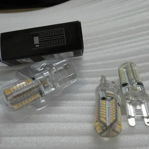 G9 Silica Gel 5W 64 LED 3014 SMD Pure White Light Bulb Lamp AC 85-265V 200-240LM #143576 | Освещение