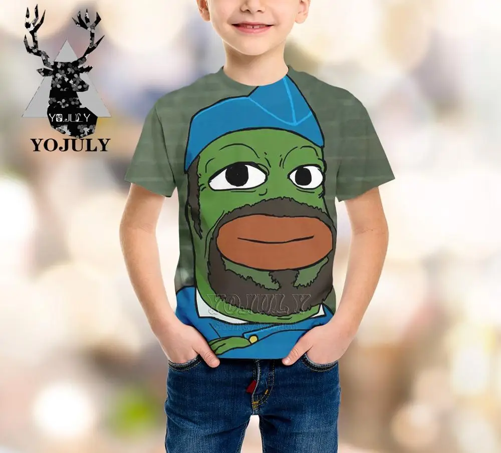 YOJULY грустная лягушка сетка красные животные Харадзюку для маленьких мальчиков