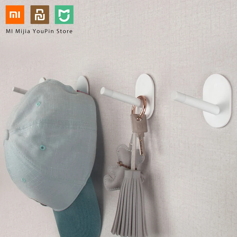 3 шт. Xiaomi Mijia HL маленькие многофункциональные клейкие крючки/настенный крючок для