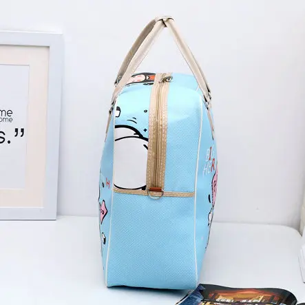 Women Folding Travel Bags 2018 Fashion Pu Large Capacity Waterproof Print Luggage Duffle Bag Casual Dual-use Organizer Foldable | Багаж и