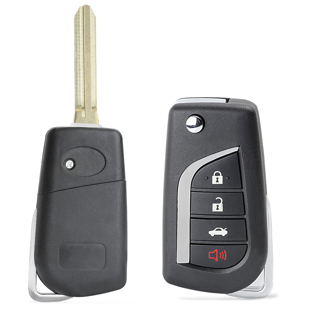 KEYECU для Toyota 4runner RAV4 Camry Yaris Scion FR S Модернизированный дистанционный ключ брелок от
